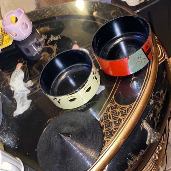 Kokeshi Doll Traditional Wooden Decorative Container from Tohoku Japan 19th cent - Picture 2 of 5